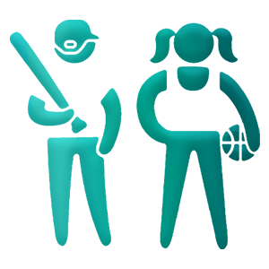 green youth sports icon