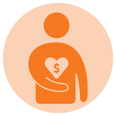member savings orange icon