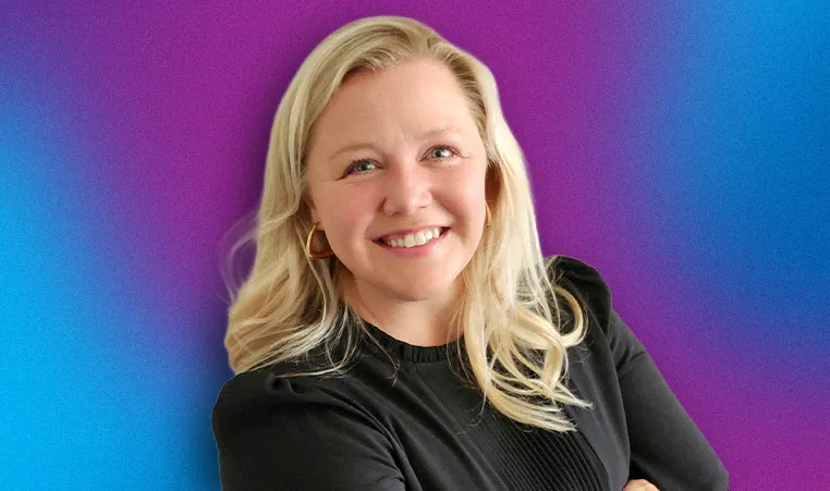 Missy Fike Headshot with gradient background